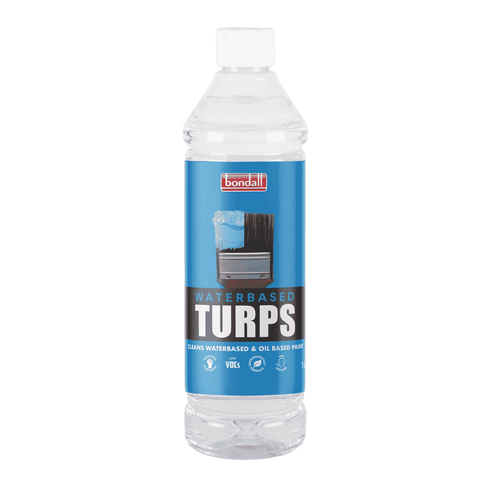 Bondall 1L Waterbased Turps Low VOC Odourless Brush and Roller Cleaner