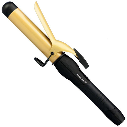 Silver Bullet Fastlane Gold Curling Iron - 32mm Ionic Ceramic Barrel, Digital Display, Up to 220°C - 900347