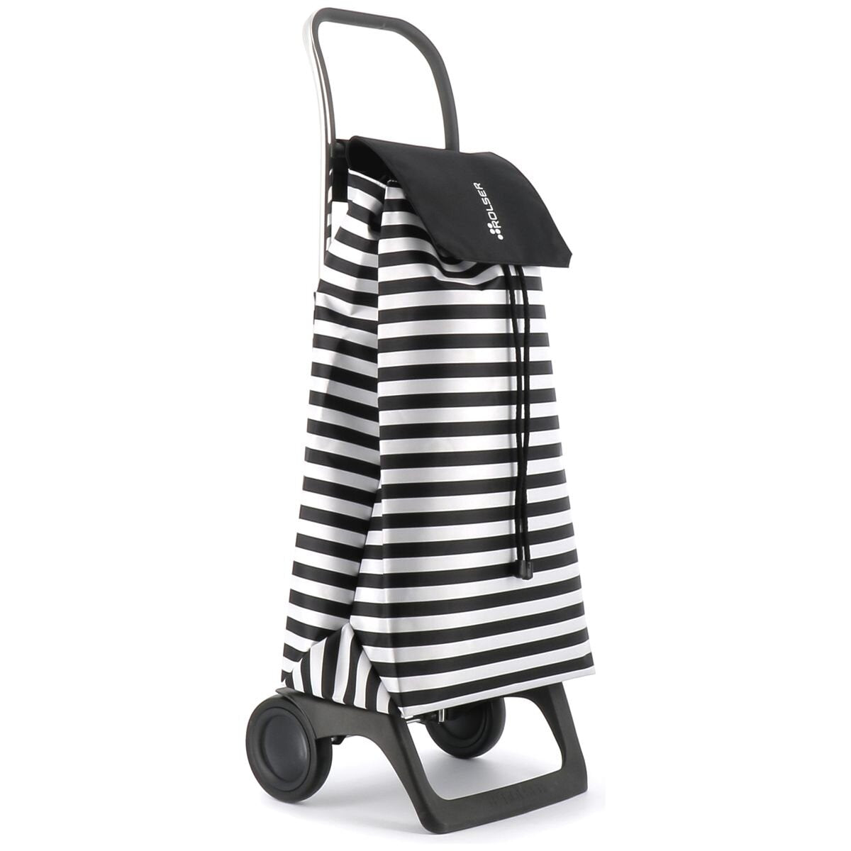 Rolser Jet LN Joy trolley - Marina Black/White finish - Lightweight 1.53kg chassis - R-JET021-2028
