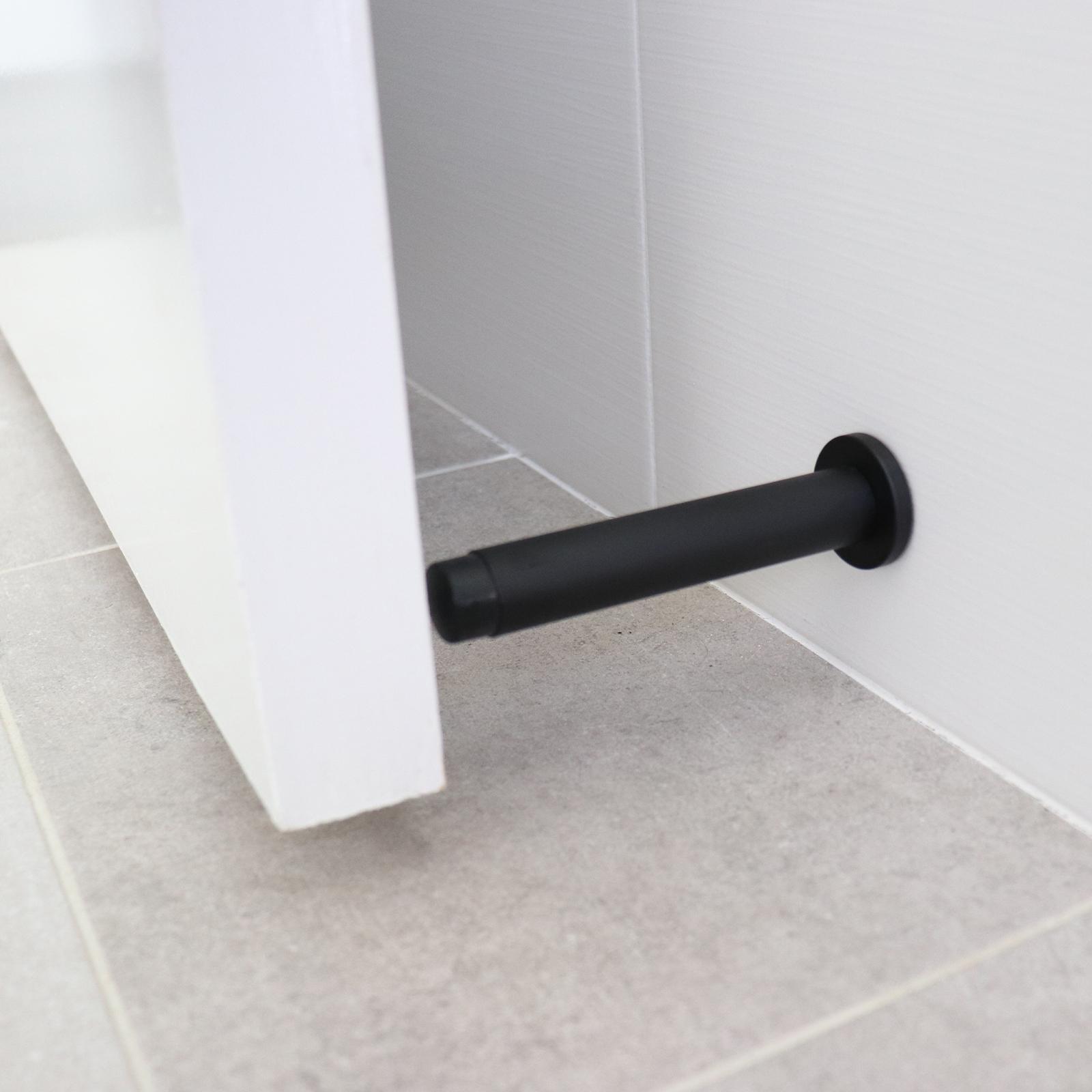 Adoored 110mm Black Steel Monument Door Stop