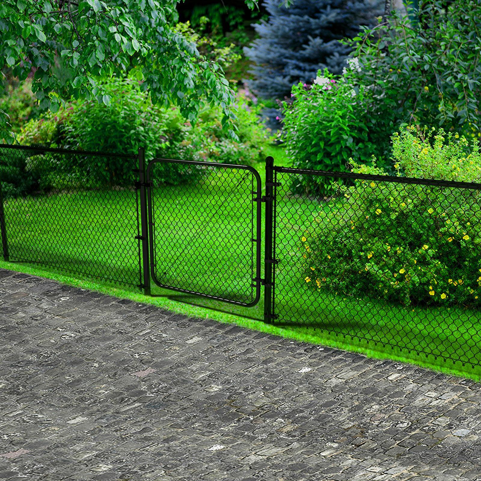 PEAK Chain Link Fencing 38mm Black Die-Cast Aluminium Line Post Cap