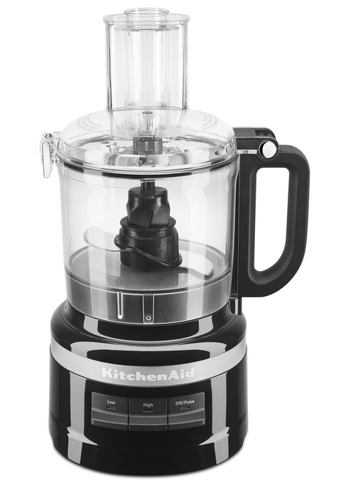 KitchenAid 7 cup food processor - 250W, 3 speeds, LED controls, Onyx black - 5KFP0719AOB