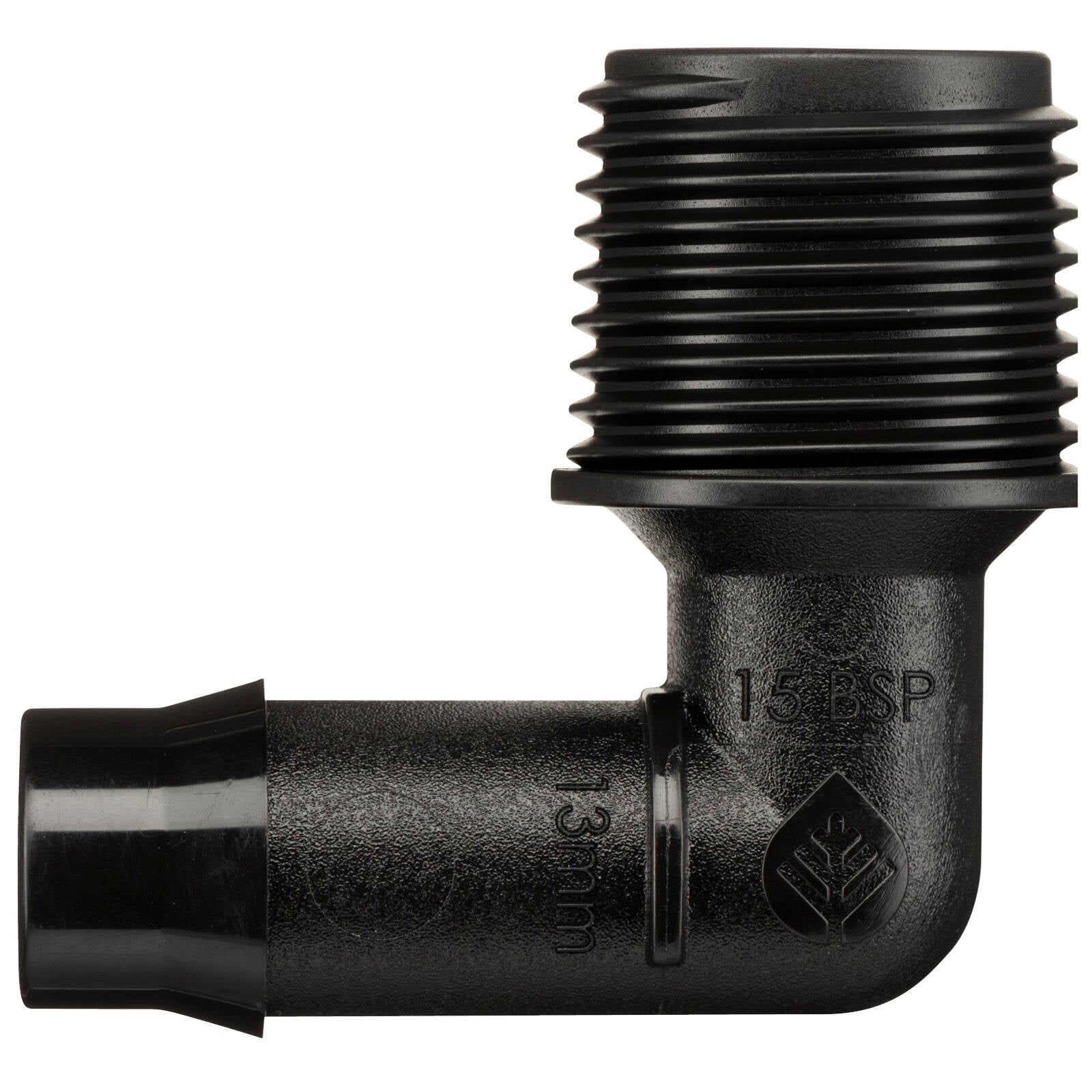 Pope 13mm Barbed x 15mm BSPM Threaded Elbow - 5 Pack