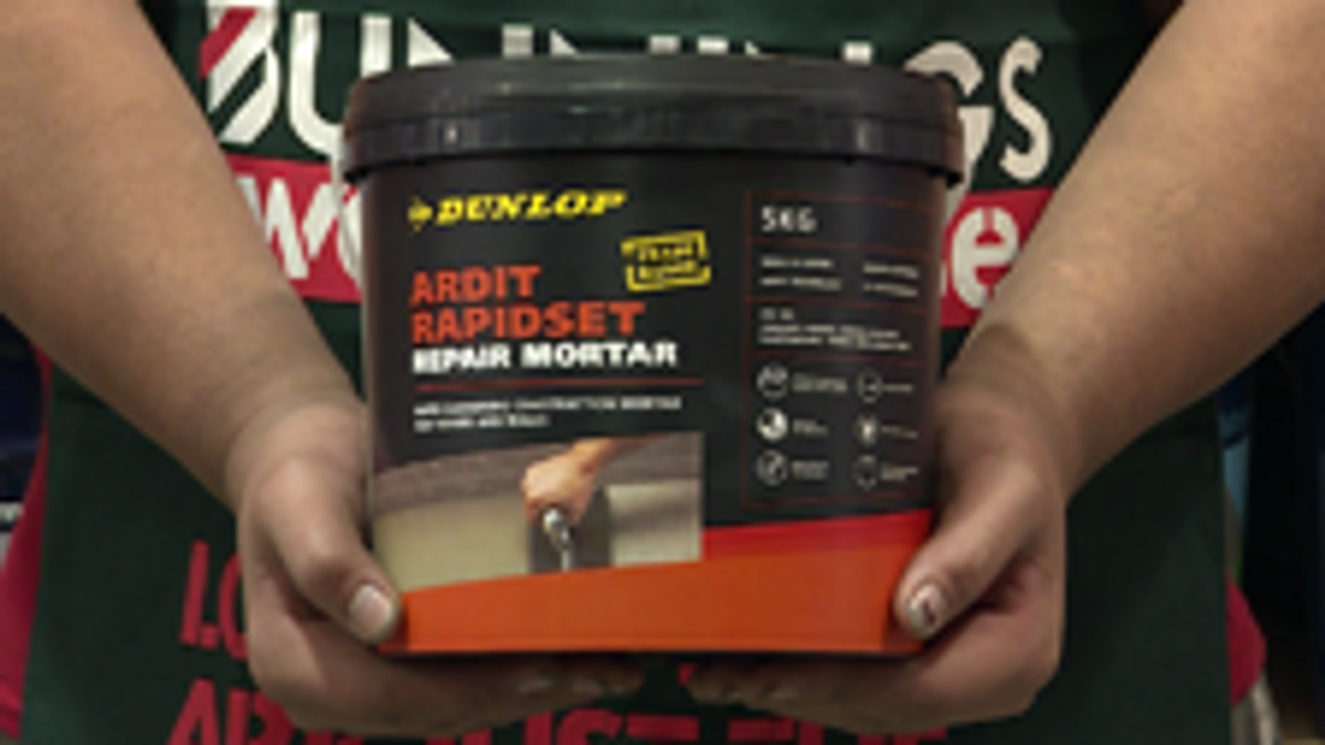 Dunlop Repair Mortar - 5kg - Portland Cement - Rapid Hardening - SuperSaverAU - view 2