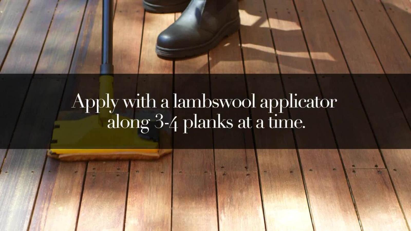 Feast Watson Wet Look Decking Oil 4L - Water Based, UV Resistant, Waterproof Clear Decking Oil