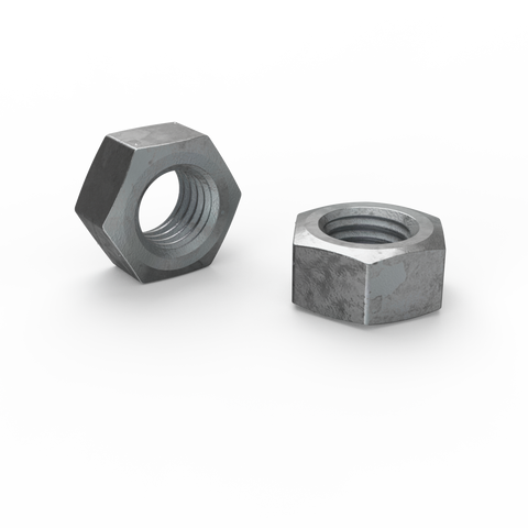 Zenith Hot Dip Galvanised Hex Nuts M10 4.6 Grade Steel Rust Resistant - SuperSaverAU - view 1
