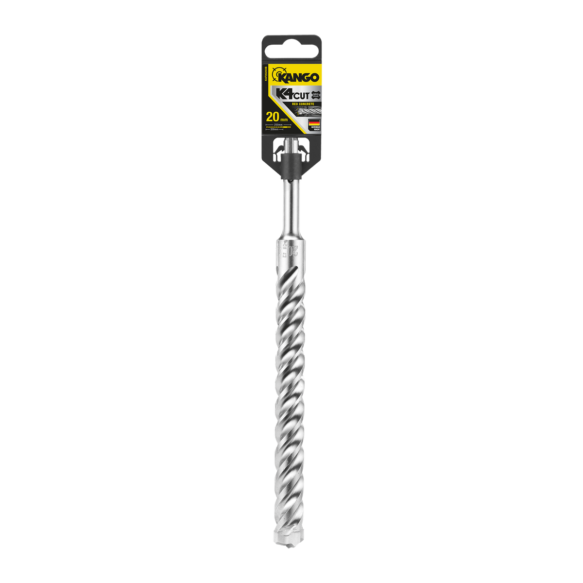 Kango 20mm K4 SDS Plus Drill Bit 250mm Steel Low Vibration Performance - SuperSaverAU - view 1