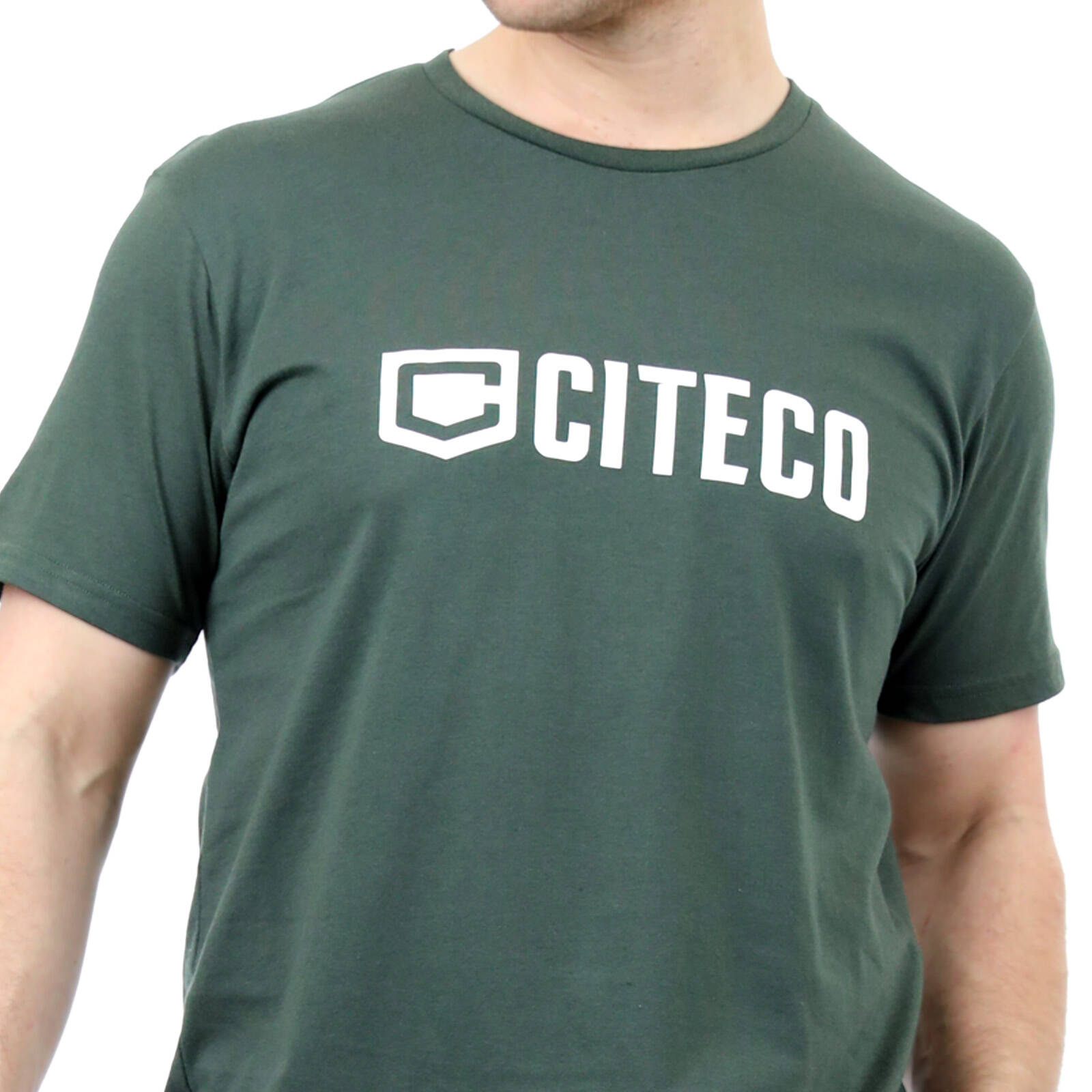 Citeco Khaki Tee - Men's Cotton/Polyester T-Shirt, Small