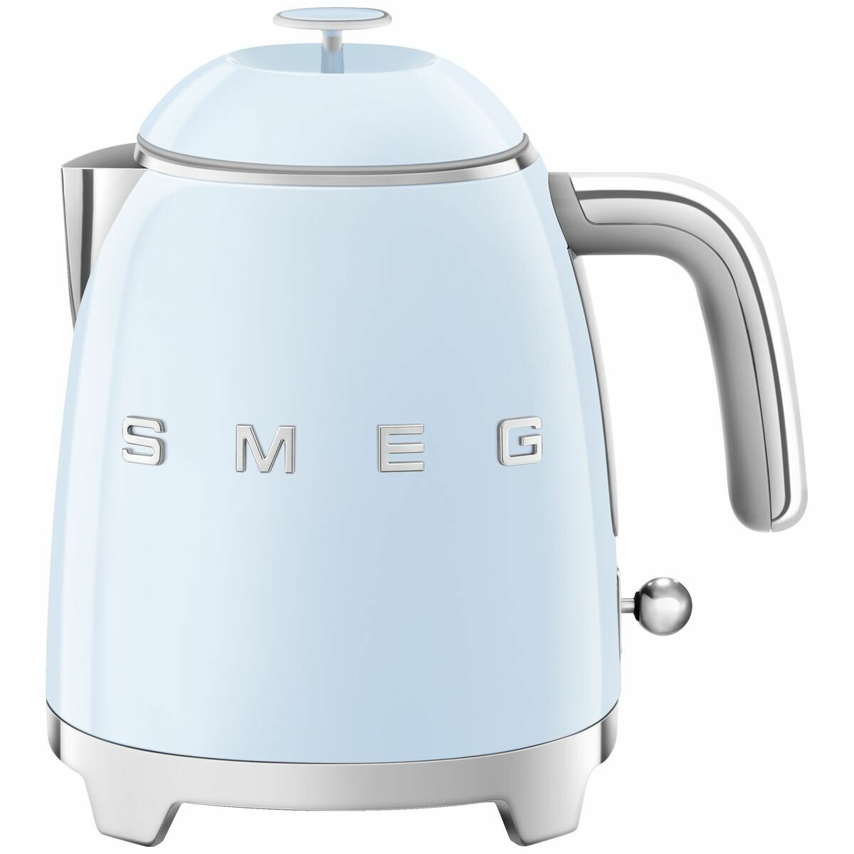 Smeg 50s Retro Style 800mL Mini Electric Kettle - Pastel Blue, 1400W, Double Wall - KLF05PBAU