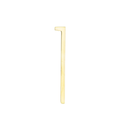 Sandleford Toorak Number 1 120mm Brass House Number