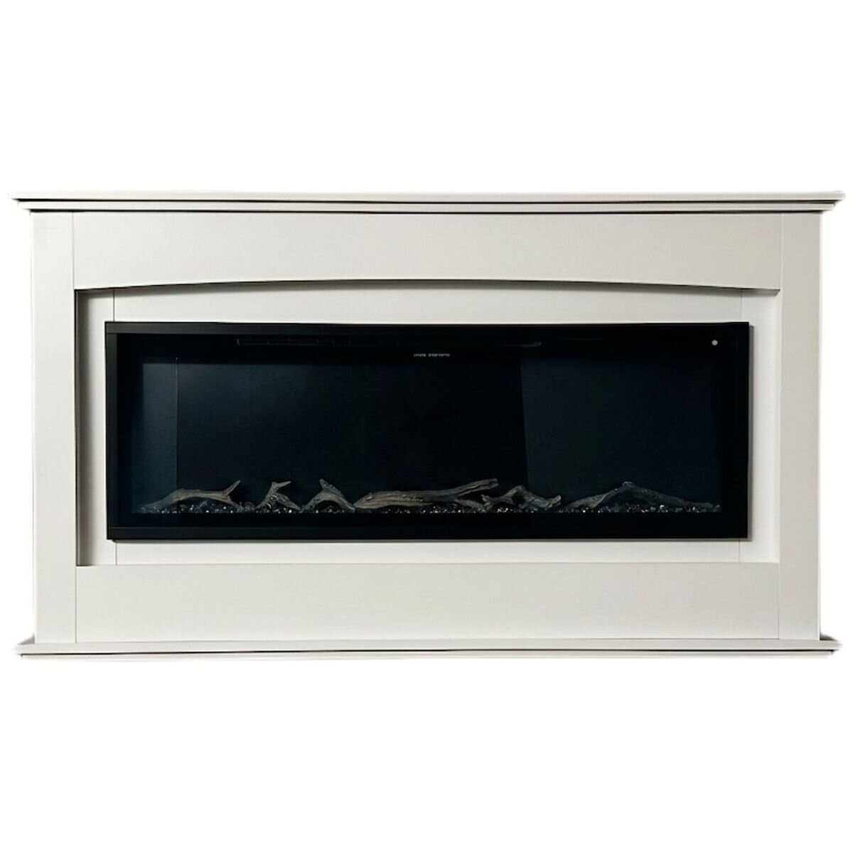 Modern Flames Kensington Mantle Suite Electric Fireplace - White - 10 Flame Colours, Logset - KEN50-AU