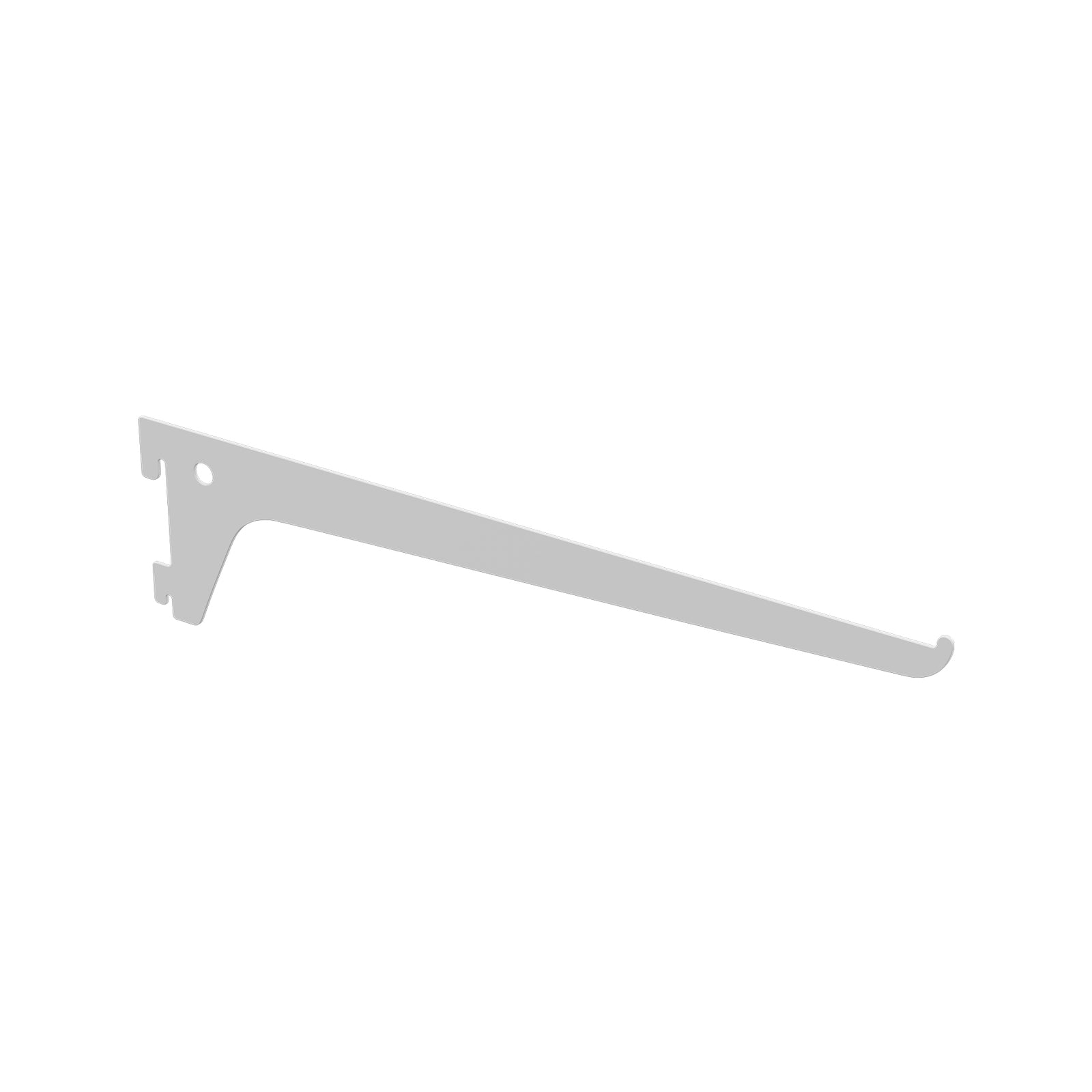 Flexi Storage Home Solutions Single Slot Bracket 300mm White Steel Shelf Bracket