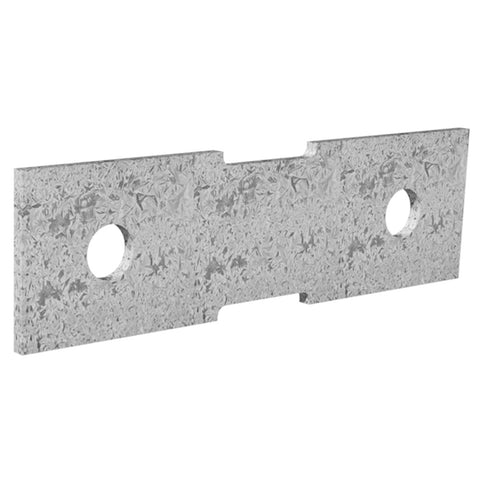 Dunnings 120 x 35mm M10 Galvanised Steel Bracket Plate