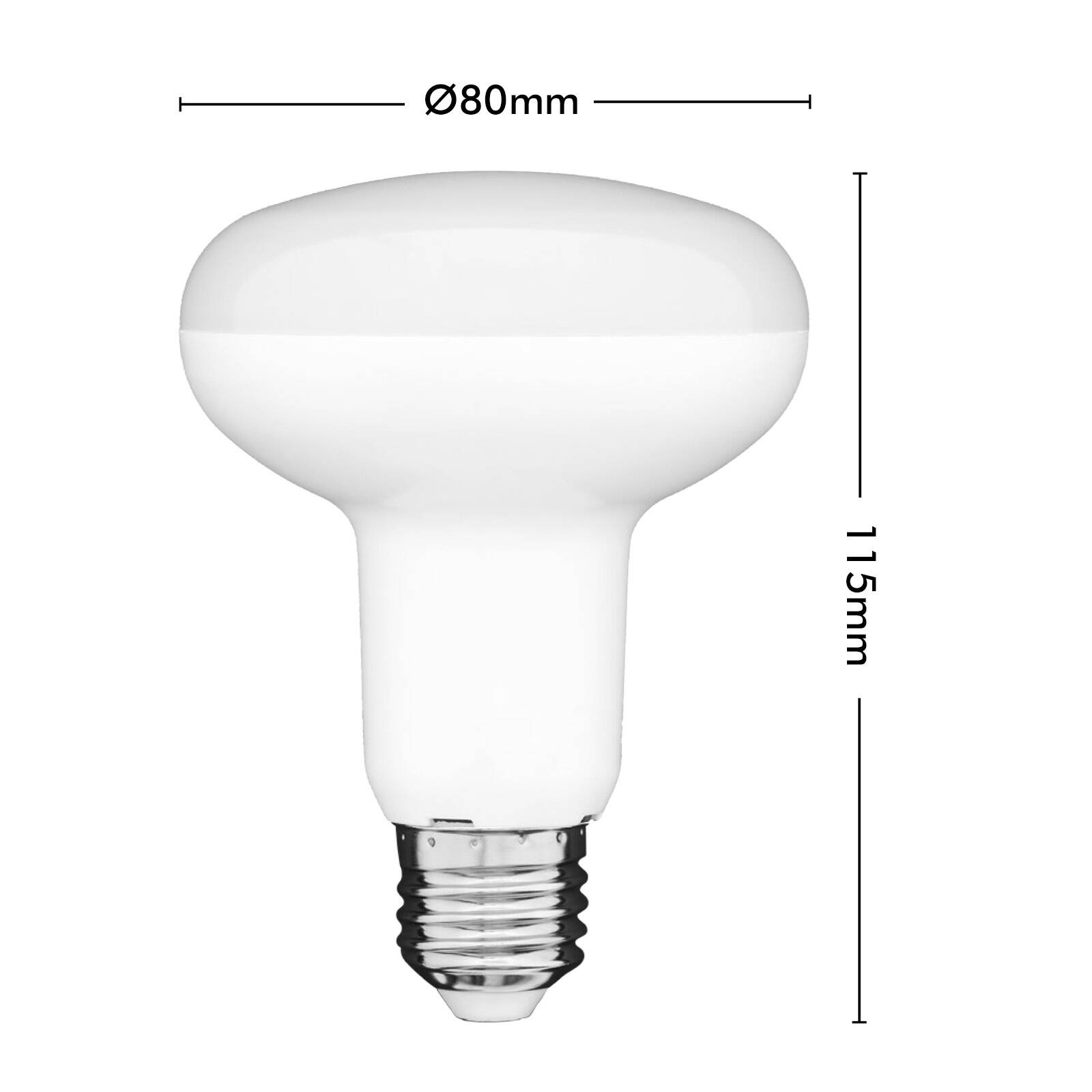 Arlec Grid Connect Smart R80 LED 9W 806lm CCT Globe E27 GLD315HA
