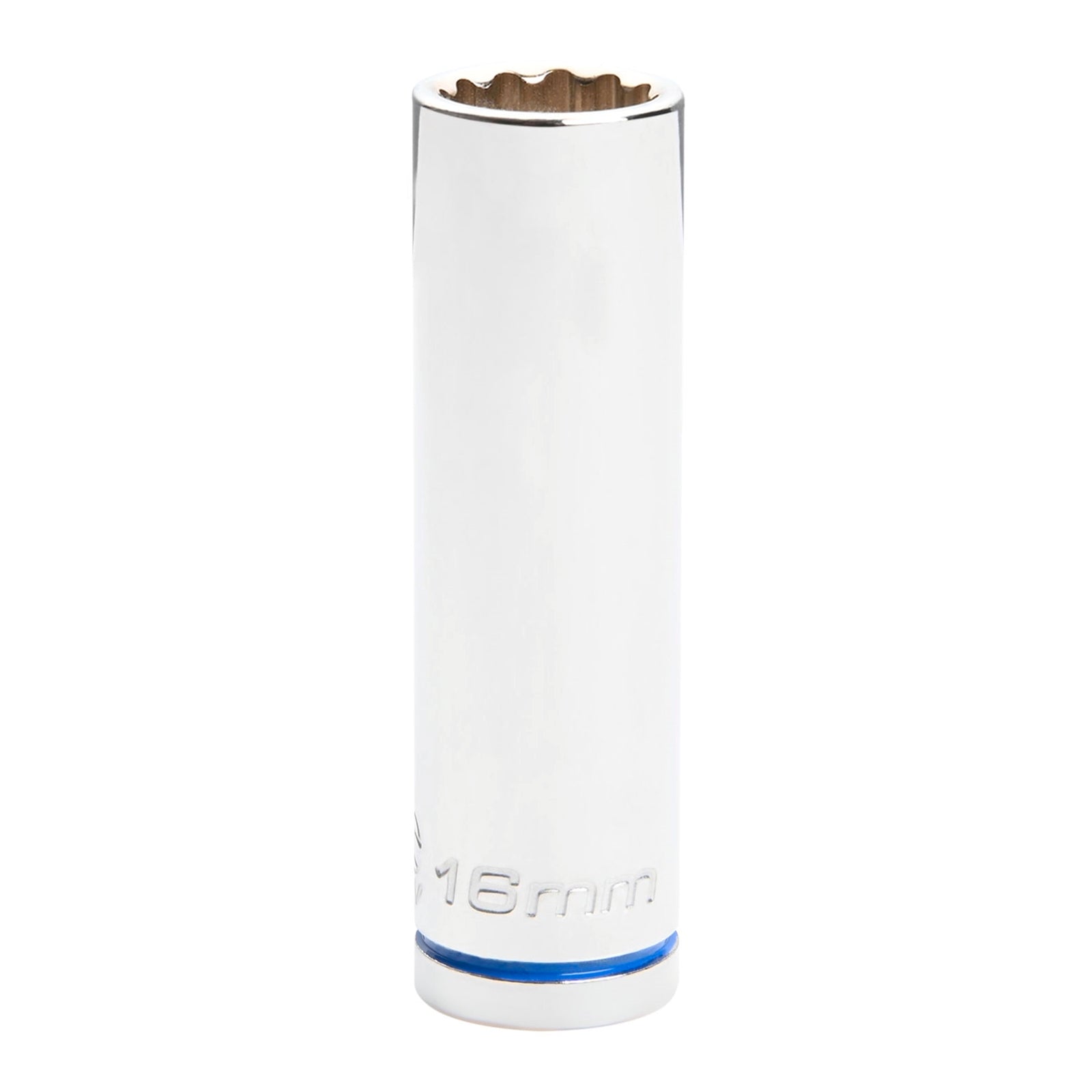 Kincrome 16mm 1/2" Drive Deep Socket, Chrome Vanadium Steel, 12 Point, Rust Resistant