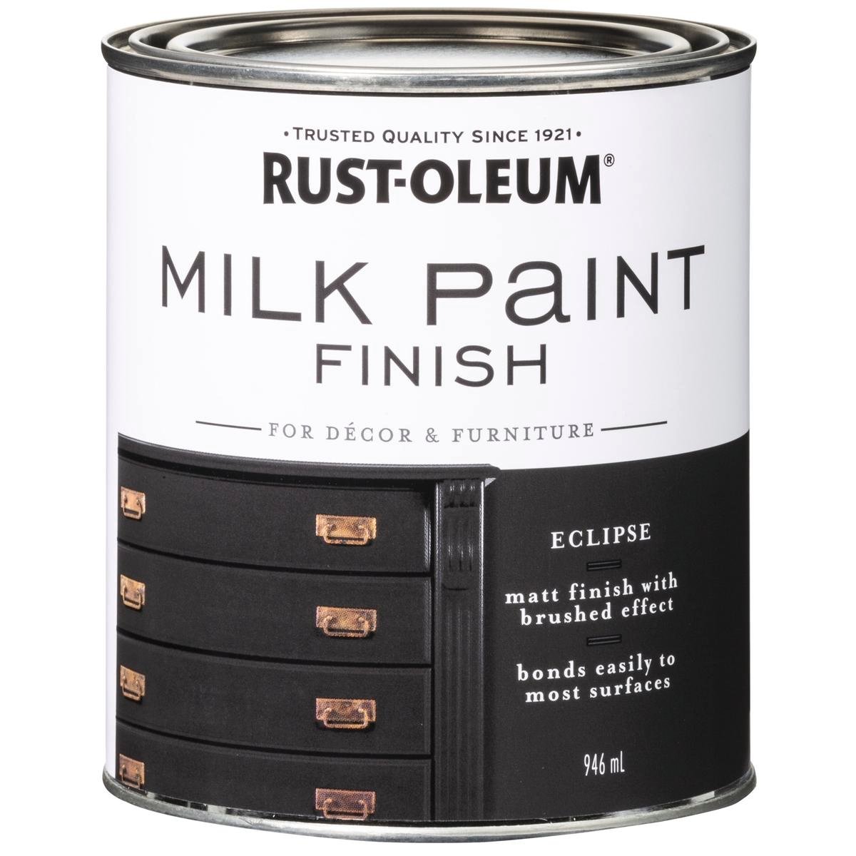 Rust-Oleum 946ml Eclipse Milk Paint Finish Indoor