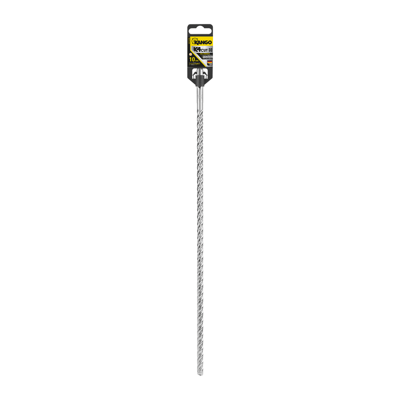 Kango 10mm x 450mm K4 SDS Plus Drill Bit for Concrete & Masonry, 390mm Drilling Depth