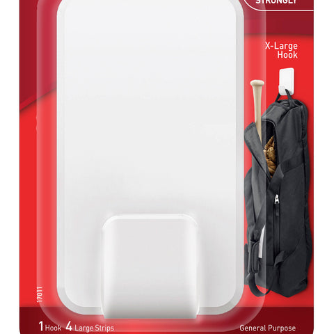 Command White Adhesive Mega Utility Hook