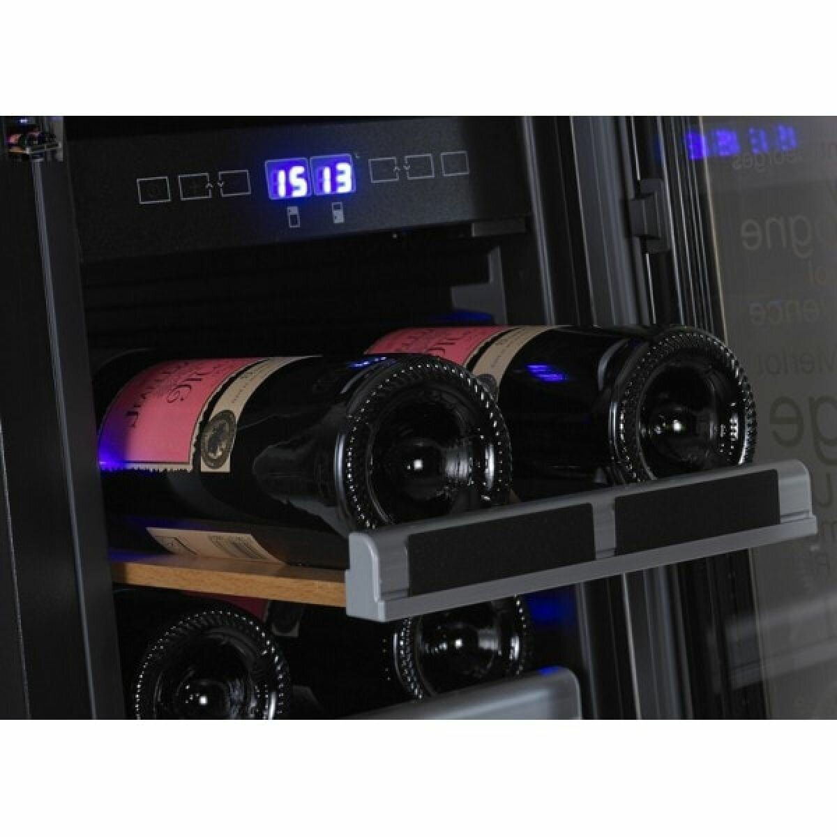 Dometic 17 Bottle Dual Zone Wine Cabinet - Stainless Steel Finish - UV Glass Door - S17G