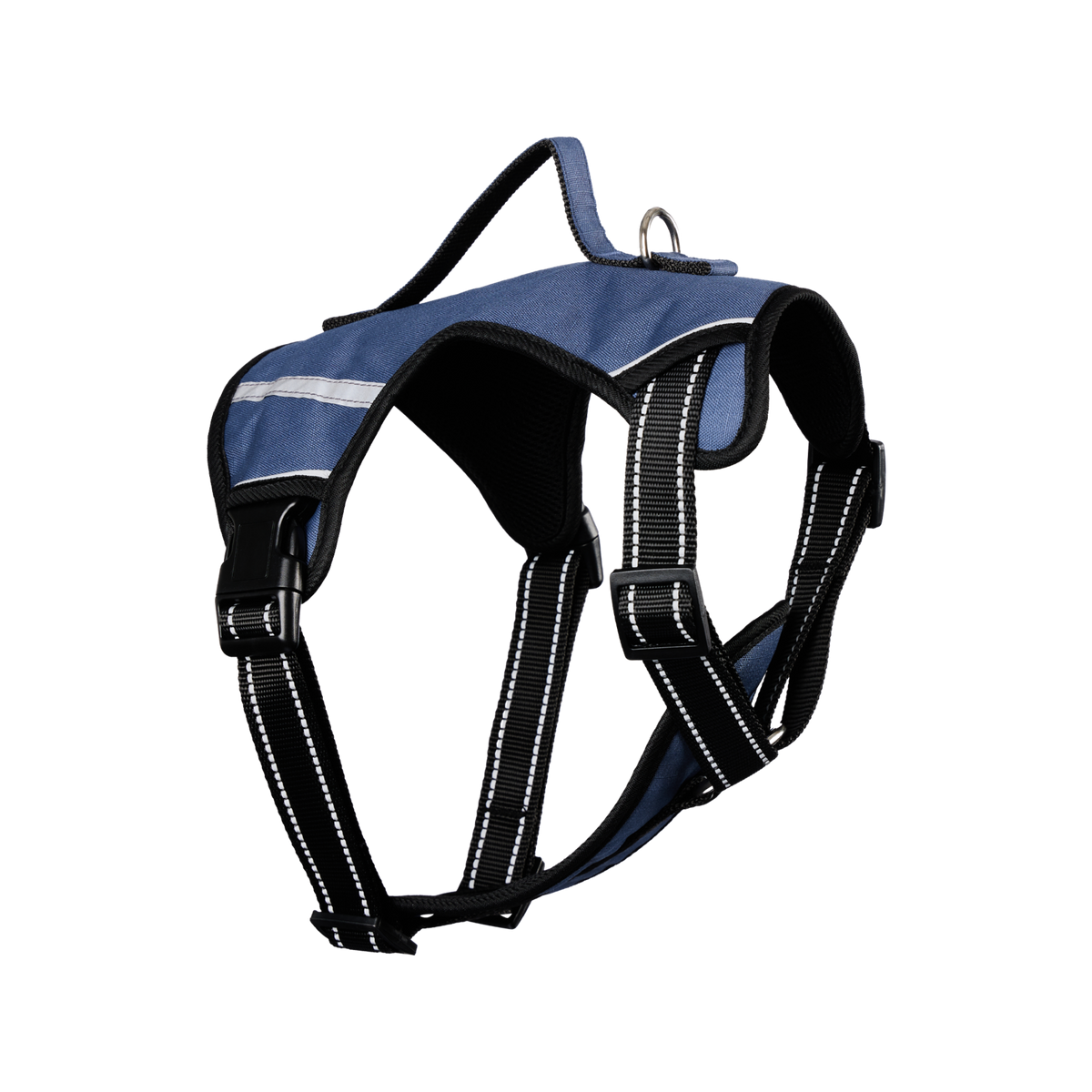 Happy Tails Explorer Dog Harness Large, Adjustable 69-81cm, Reflective Padded