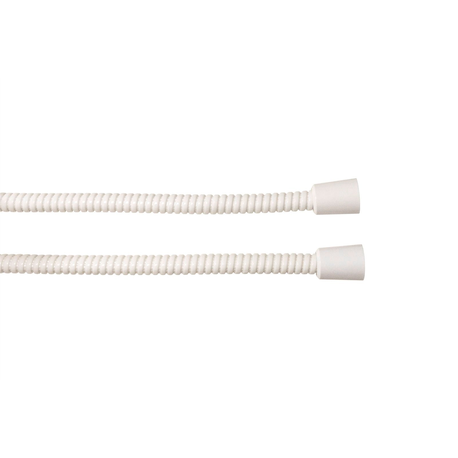 Flexispray 1500mm Spiral Shower Hose, White PVC