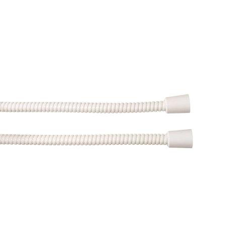 Flexispray 1500mm Spiral Shower Hose, White PVC