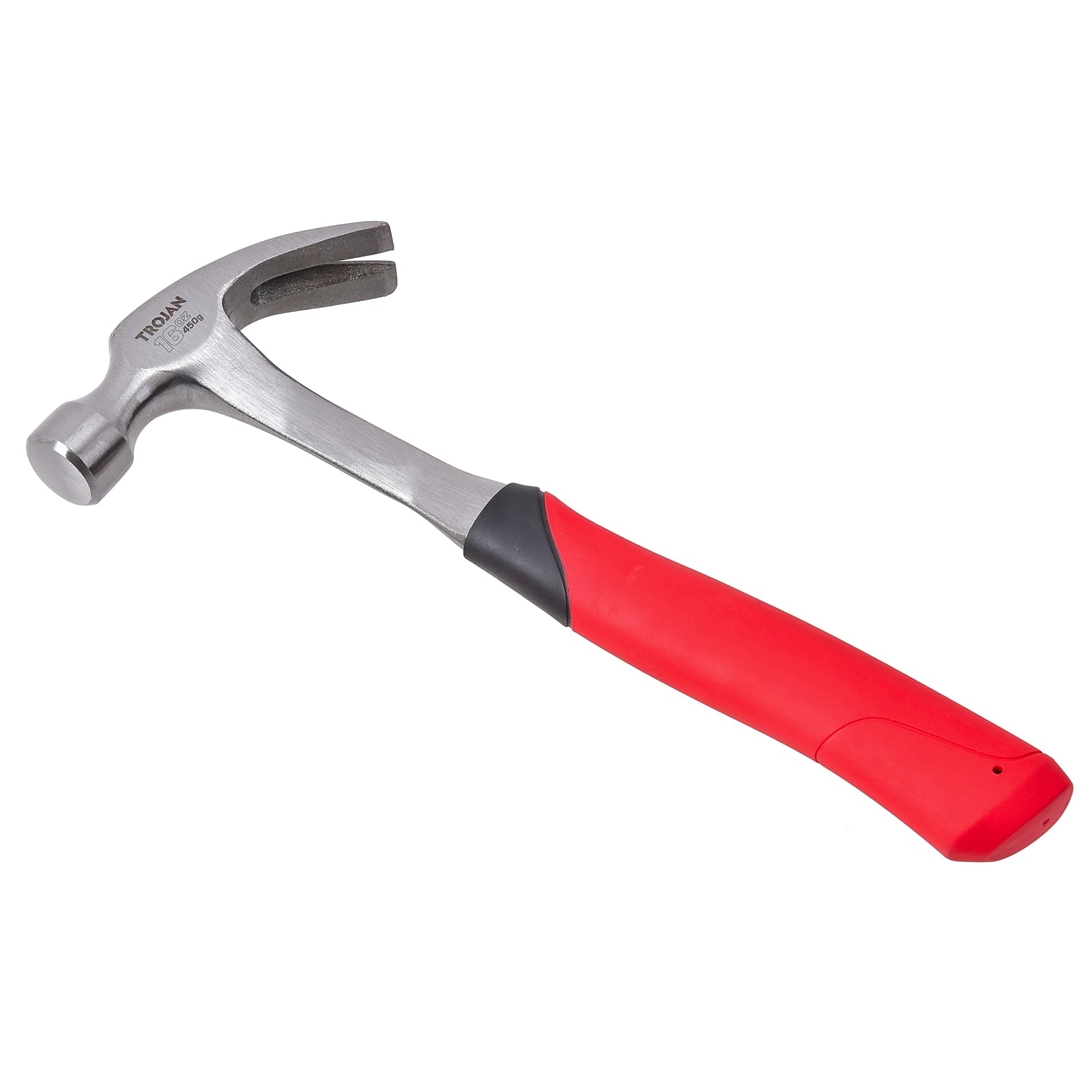 Trojan 16oz (450g) Steel Handle Claw Hammer