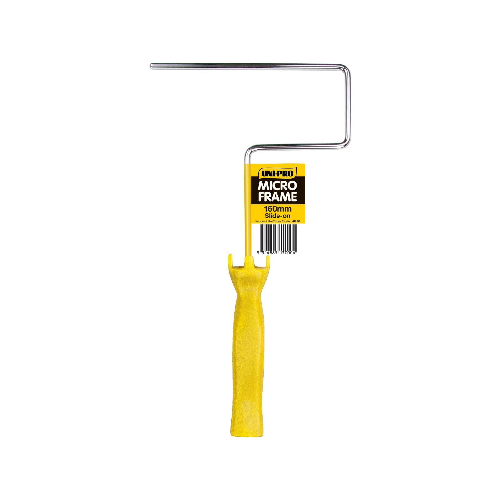 Uni-Pro 160mm Mini Roller Frame with Handle, Steel & Plastic for DIY Painting