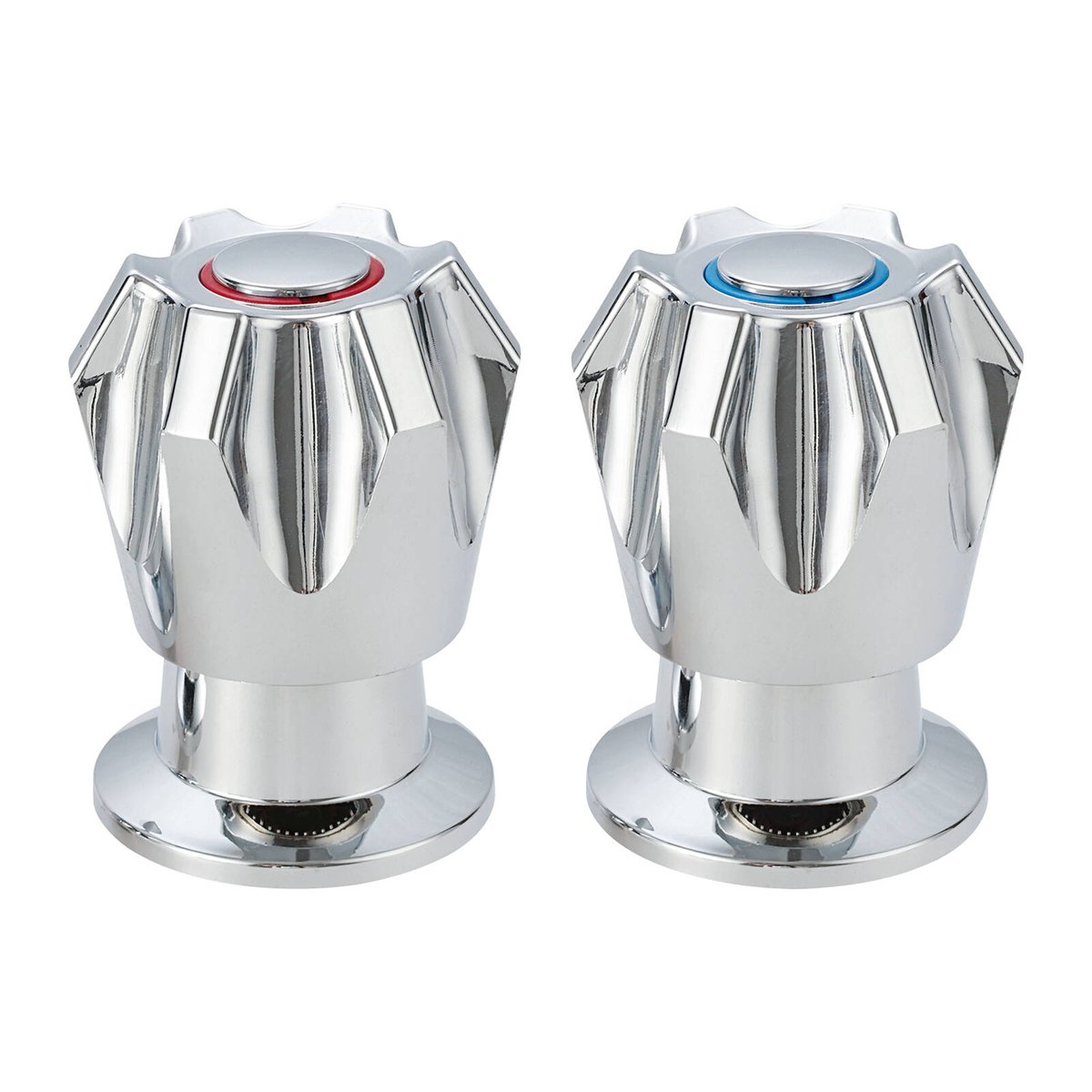 Shaw & Mason Chrome Six Point Basin Top Assembly - ABS, Pair