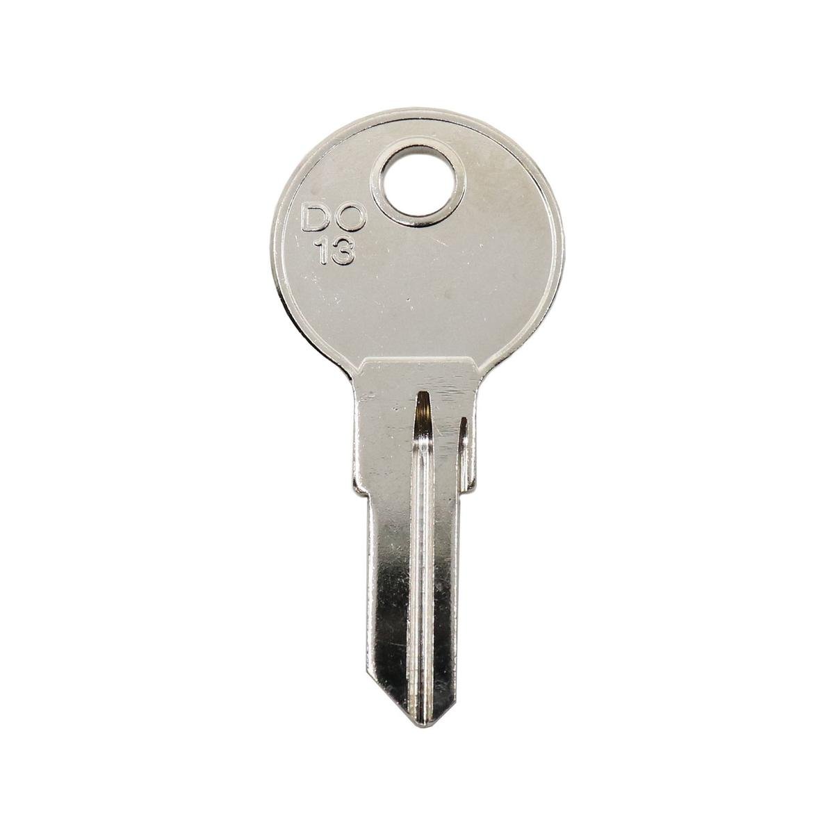 Ehi do13 Silver Blank Key - Nickel Plated Brass - Key Duplication Solution - SuperSaverAU - view 1