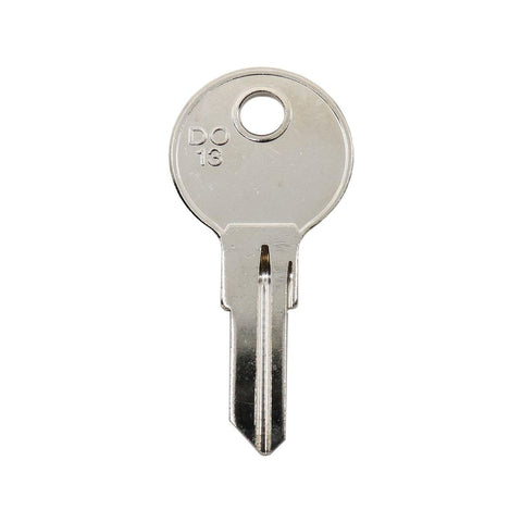 EHI DO13 Silver Blank Key 46mm Nickel Plated Brass