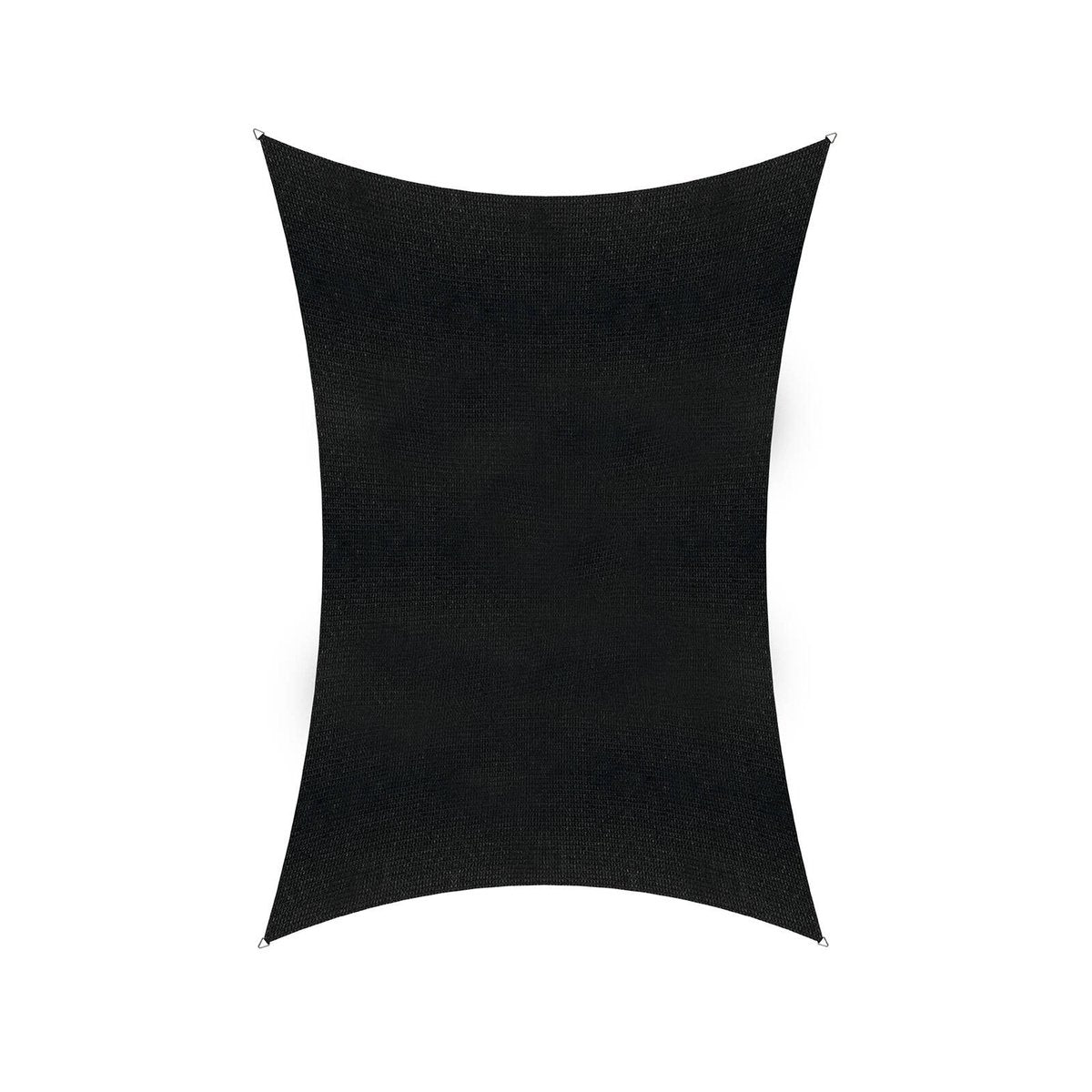 Coolaroo 5x3m Rectangle Graphite Shade Sail - HDPE - UV Protection - SuperSaverAU - view 1