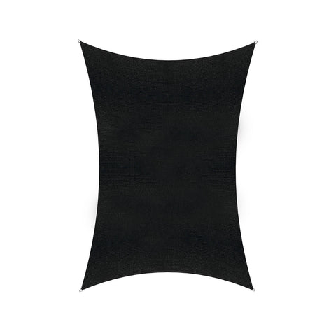 Coolaroo 5 x 3m Graphite Rectangle Commercial Grade Shade Sail - 95% UV Block