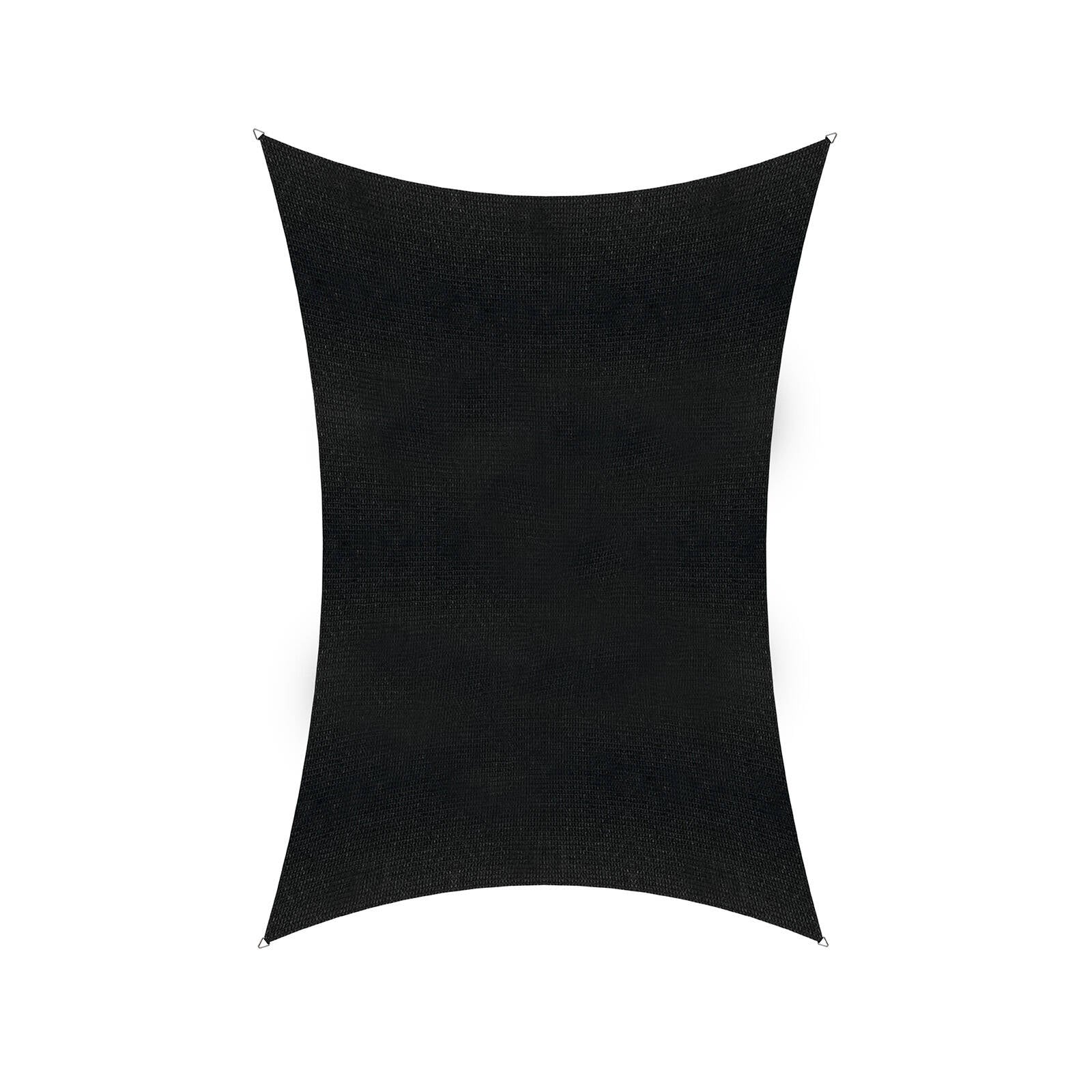 Coolaroo 5 x 3m Graphite Rectangle Commercial Grade Shade Sail - 95% UV Block
