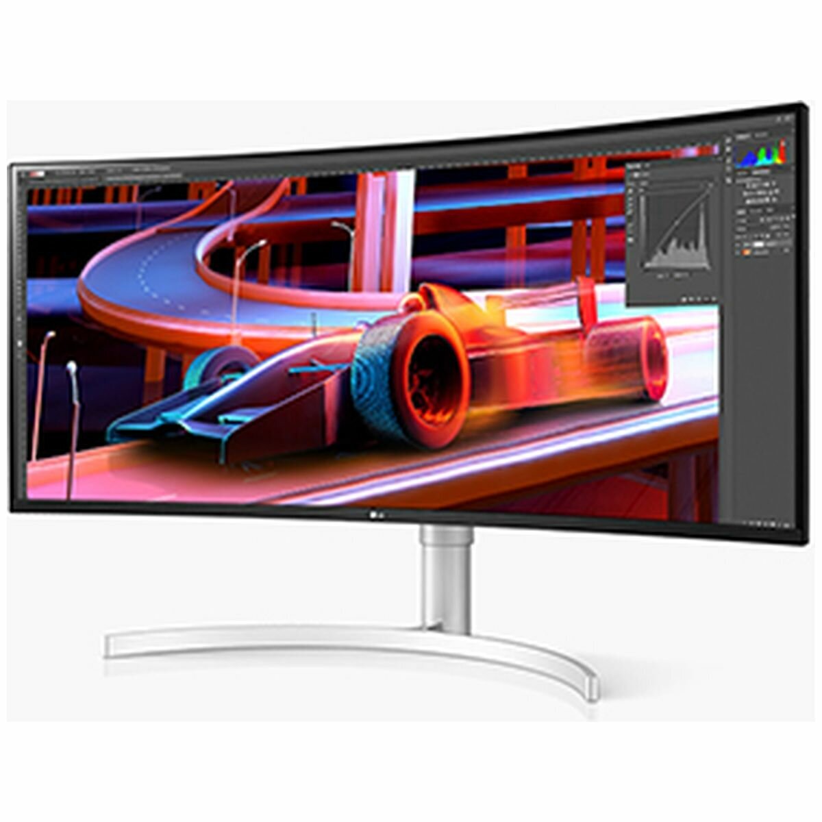 LG 38 Inch UltraWide QHD+ Nano IPS Monitor - 144Hz, NVIDIA G-SYNC Compatible, DisplayHDR 600 - 38WN95C-WL