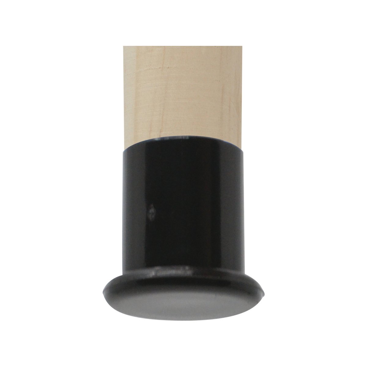 Surface Gard 9.5mm Black Round External Plastic Chair Tip - 4 Pack