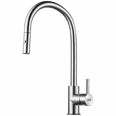 Franke Pull-Out Mixer Tap - Stainless Steel Spray Head 360-Degree Spout 5 Star WELS - TA9601