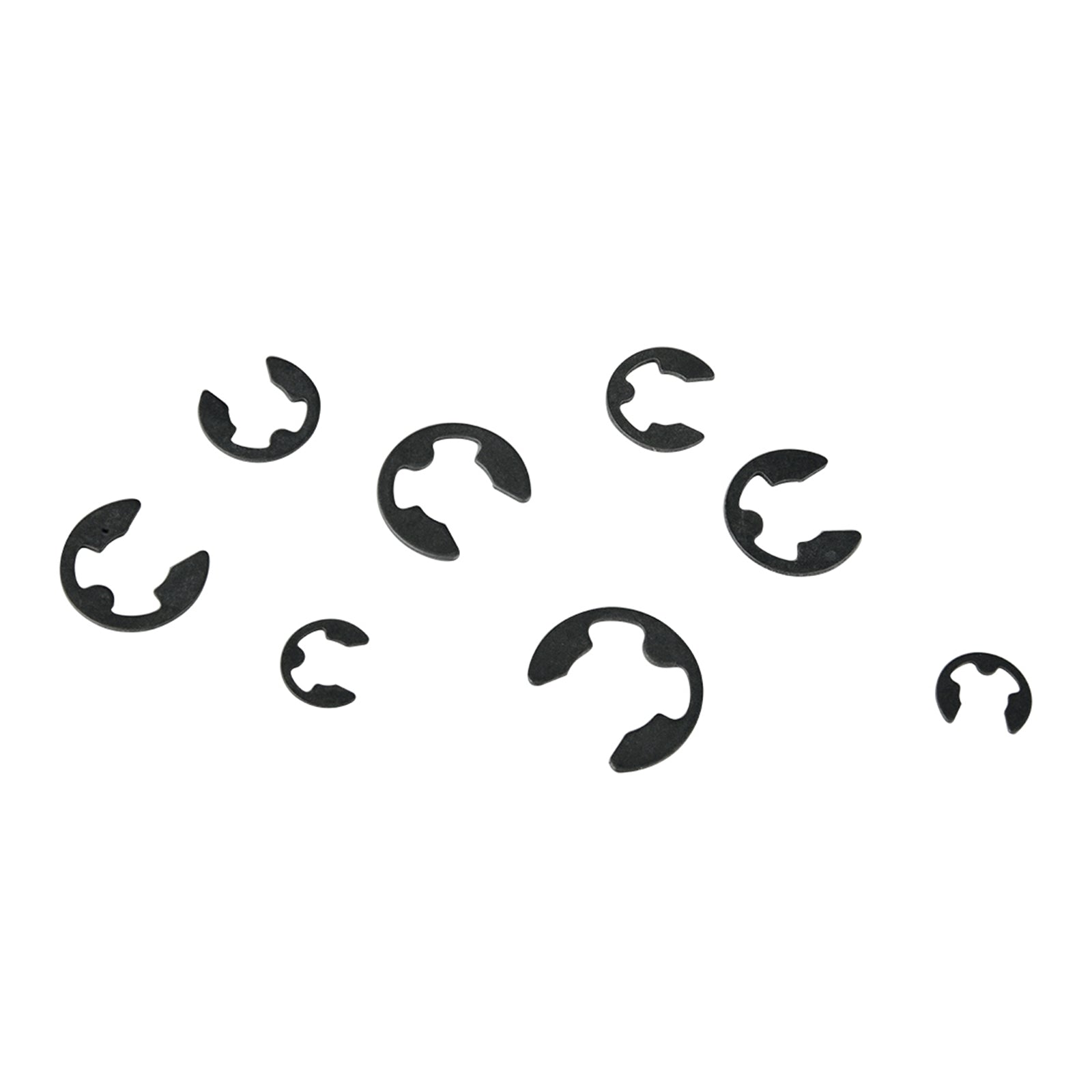 Pinnacle Black Assorted E Clips - 16 Pack