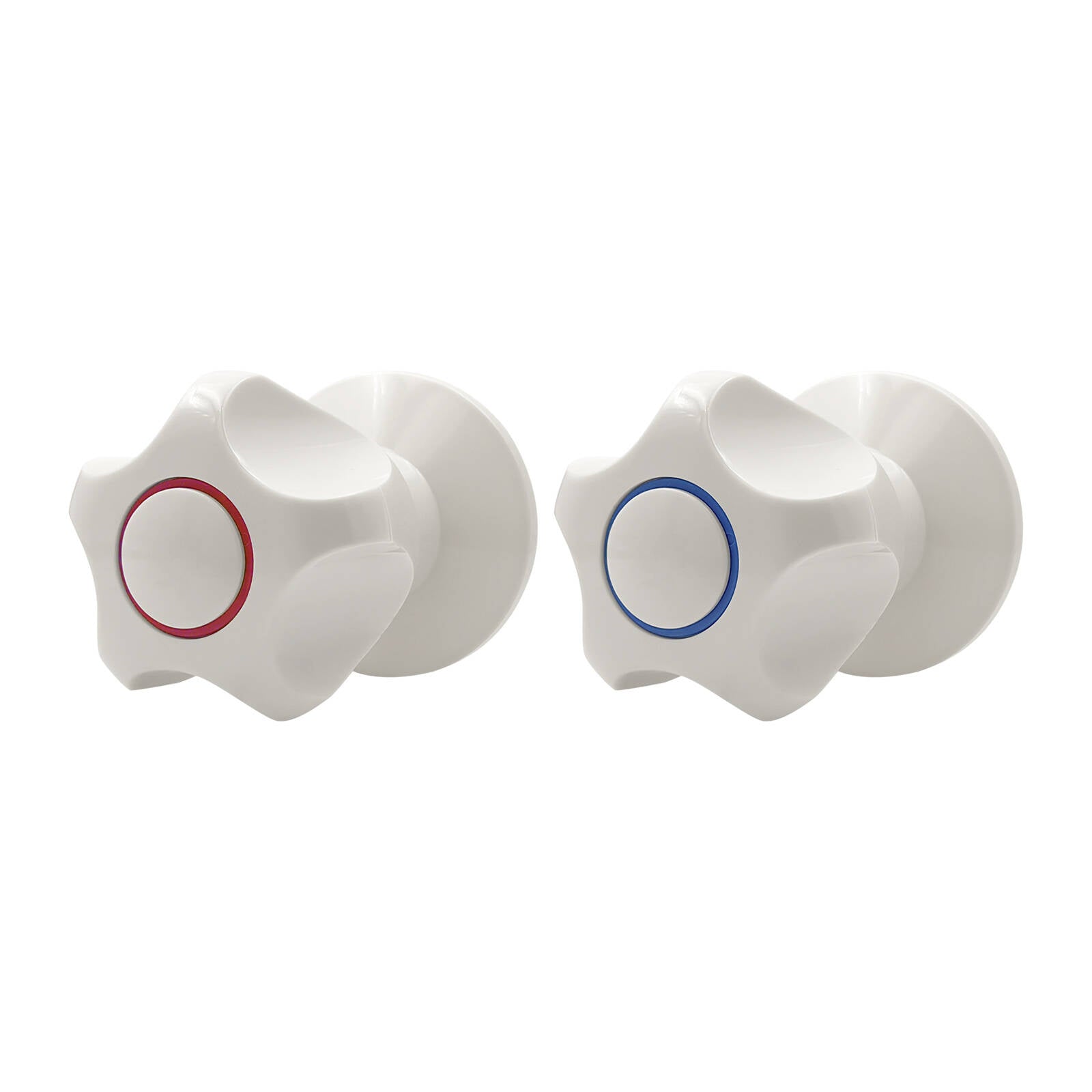 Shaw & Mason Ivory Wall Top Assembly with Handles, ABS Plastic
