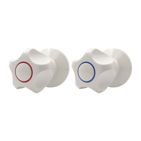Shaw Mason Ivory Wall Top Assembly with Handles - 2 Pack - 65mm x 65mm x 105mm - Durable and Easy to Install - SuperSaverAU - view 1