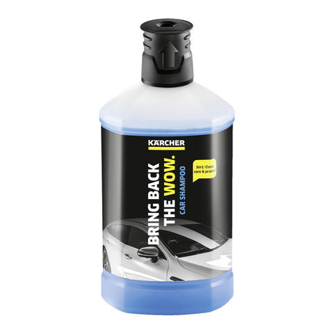 Karcher 1L 3-in-1 Car & Bike Shampoo Wash Detergent
