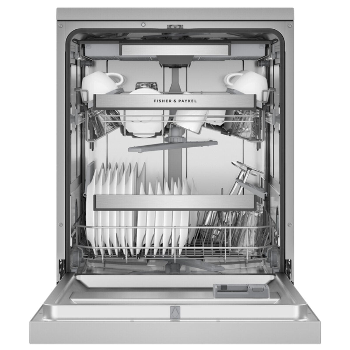 Fisher & Paykel Series 7 Freestanding Dishwasher - 15 Place Settings - Stainless Steel - DW60FC4X3
