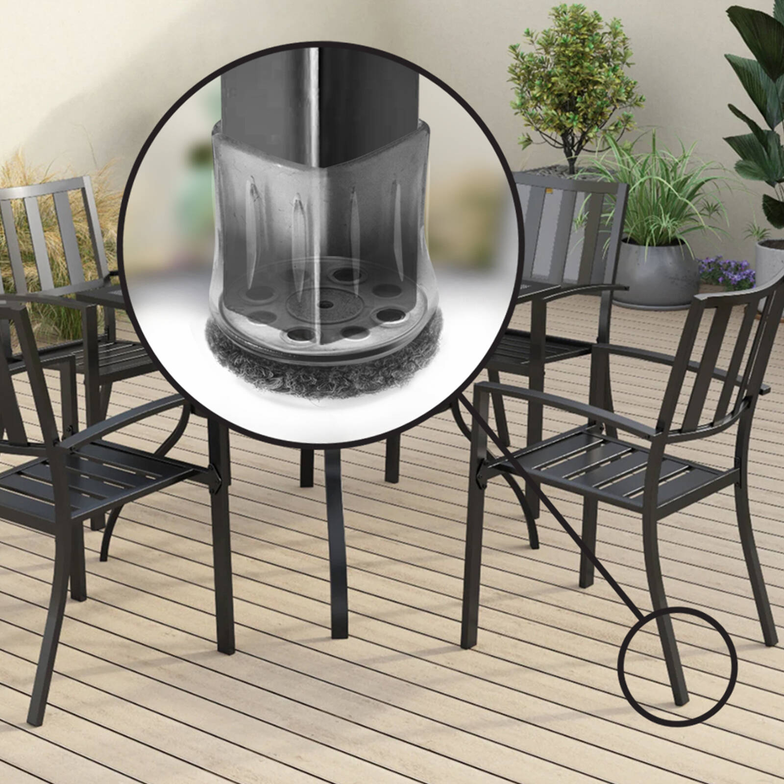 Slipstick 29-34mm Diameter Clear Sleeve Outdoor Floor Cap CB95005