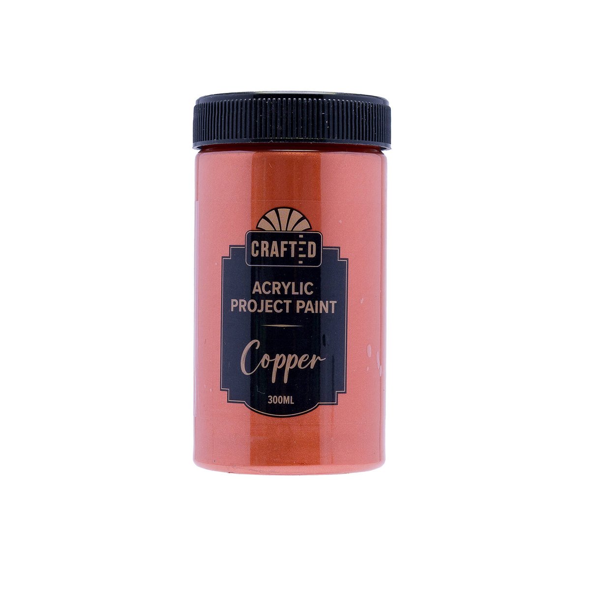 Crafted Copper Project Paint - 300ml - Versatile for Wood, Paper, Ceramic - SuperSaverAU - view 1