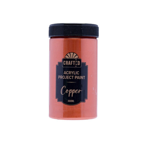 Crafted Copper Project Paint - 300ml - Versatile for Wood, Paper, Ceramic - SuperSaverAU - view 1