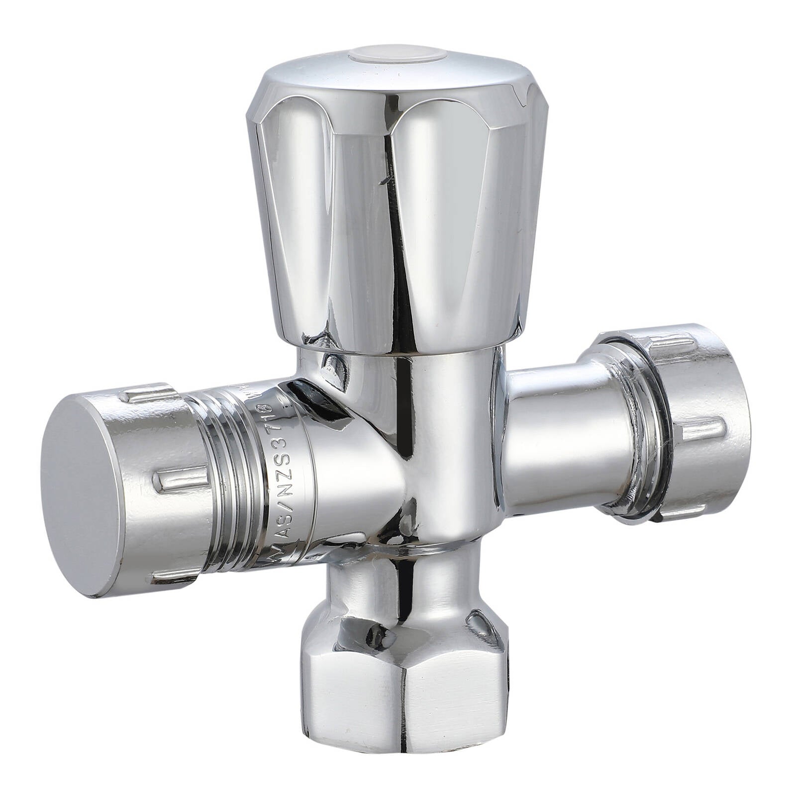 evekare 15 x 15mm Chrome Lead Free Double Mini Cistern Stop Tap