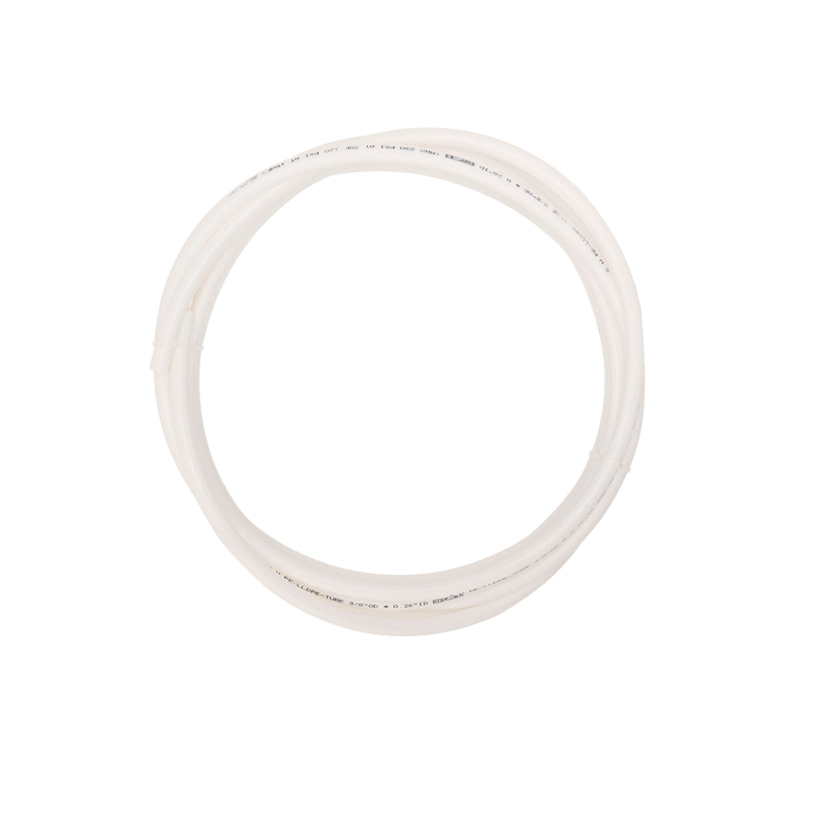 Aquaport 1/4" x 3m Water Filter Tubing, Food Grade Plastic, White