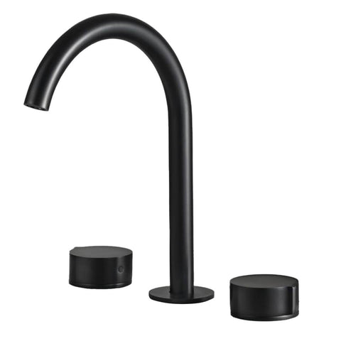Rogerseller Eccentric Basin Set - 6 Star WELS, 4.5L per Minute, Matte Black Finish - 3606013111