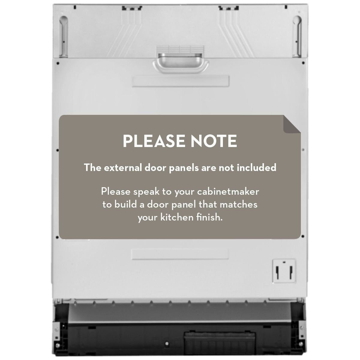 Artusi 60cm Fully Integrated Dishwasher - 15 Place Settings, Extra Dry, Delay Start, Eco Wash - ADWFI603