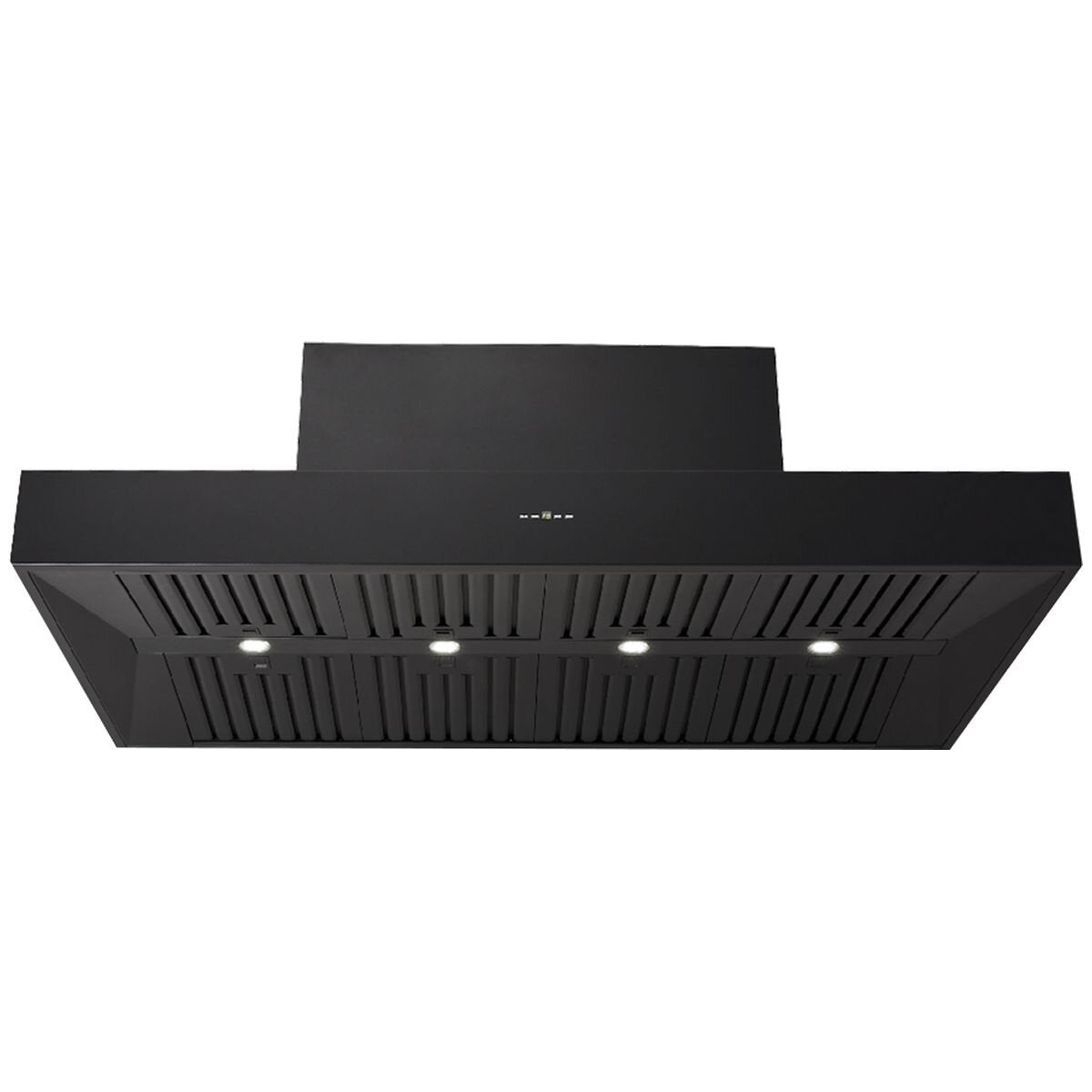 Schweigen 150cm BBQ Canopy Rangehood - Matte Black, 2500m³/h, Twin Internal Motors, Remote - CL7375BPAK